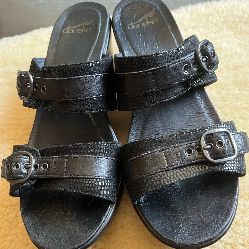 Dansko Platform Slides/Sandals - image 1